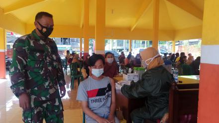 Vaksinasi Covid 19 Di Balai Desa Labruk Kidul